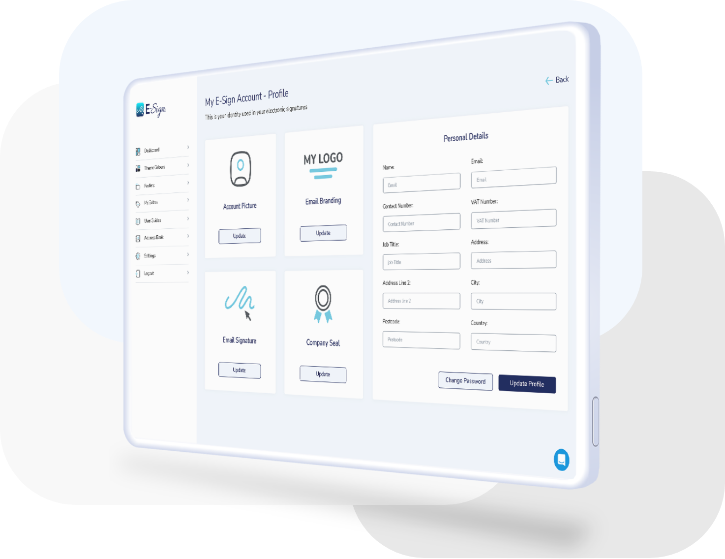 E-Sign Account Profile Details